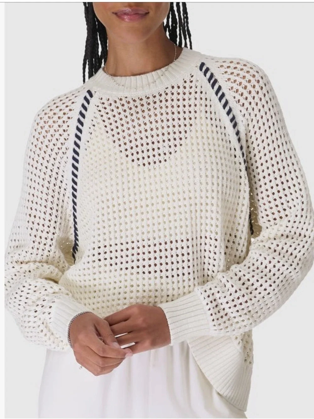Sweaty Betty Tides High Whipstitch sweater nwts sz M - Picture 1 of 5